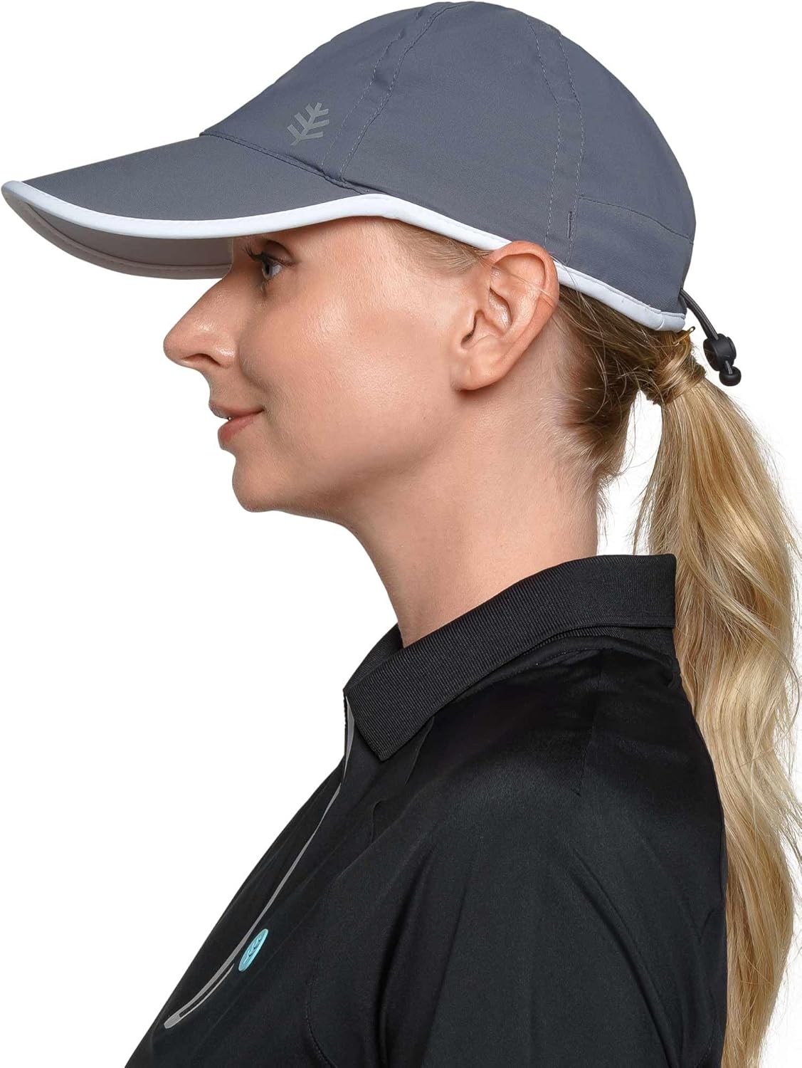 Unisex Sports Cap - UPF 50 Sun Protective - Reflective Logo - Lenny