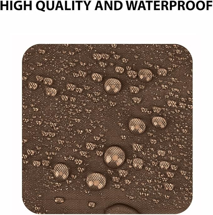 Gold Armour Rainfly Tarp Hammock, Premium 14.7ft/12ft/10ft/8ft Rain Fly Cover, Waterproof Ultralight Camping Shelter Canopy, Survival Equipment Gear Camping Tent Accessories (Brown 12ft x 10ft)