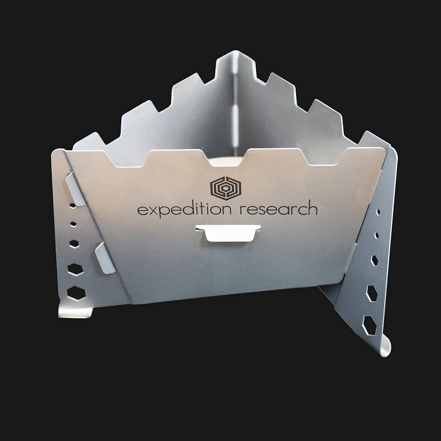 Titanium Solid Fuel Stove - Integrated Wind Shield
