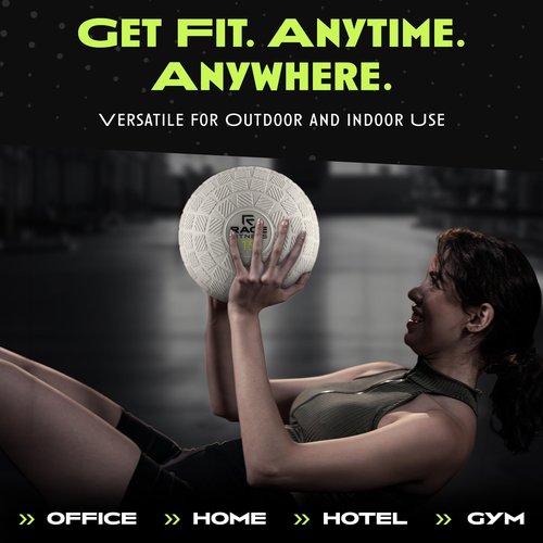 Rage Fitness Slam Balls for Exercise, Tread Texture For Firm Grip, Full Body Exercise Ball, Soft Slam Ball for Exercise, 10lb Weighted Smash Ball, Perfect Toning Ball for Flexibility and Core Workouts