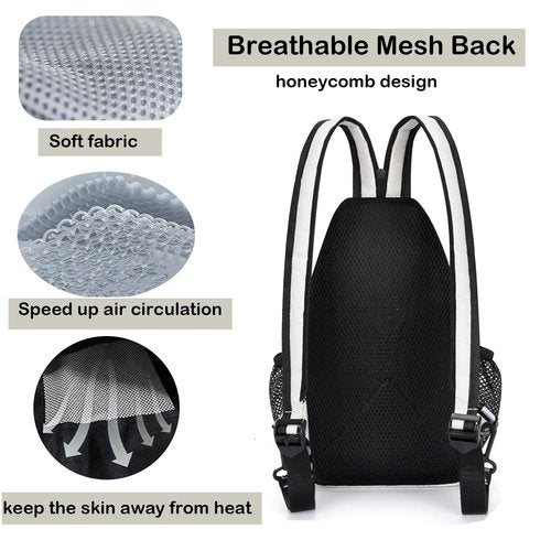 JENAGREEN Cross Body Bag Sling Backpack Bag,Crossbody Bag Chest Bag Casual Daypacks with Belt Waist Pack for Women Man