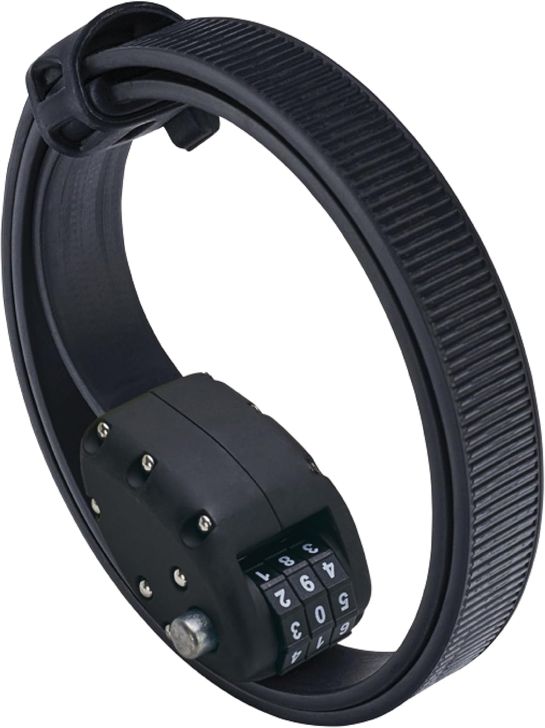 OTTOLOCK Cinch Lock - Lightweight Anti Theft Compact Combination Bike Lock, Ideal for Quick Stops, Bicycle Accessories, Stealth Black, 30 Inch