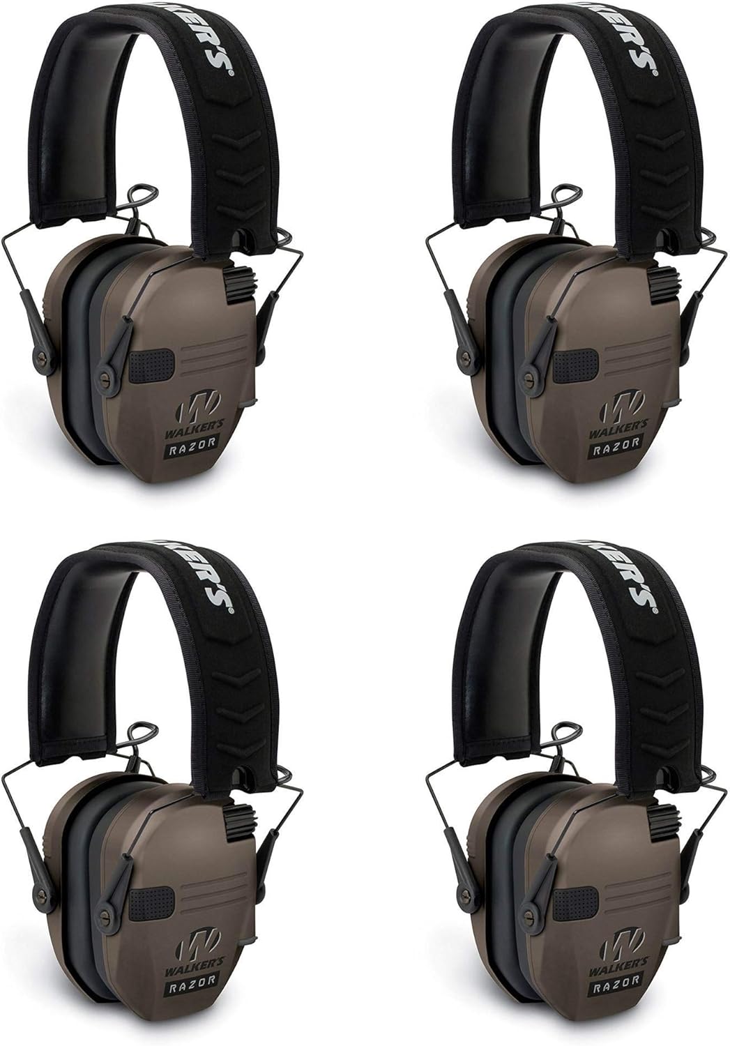 Walker's Razor Slim Shooter Electronic Hunting Folding Hearing Protection Earmuffs