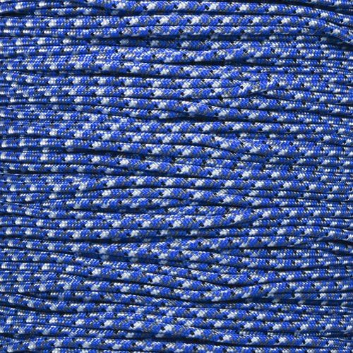 PARACORD PLANET | 275 LB Paracord Breaking Strength Tactical 5-Strand 3/32” (2.38) Thickness Parachute Cord Rope | 100 FT Hanks - Black