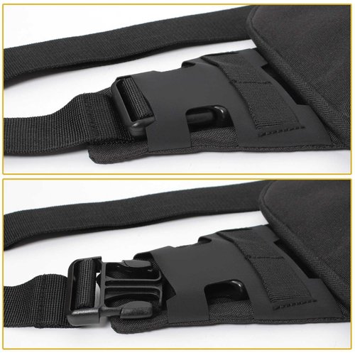 Vdones CCW Concealed Carry Chest Bag with Gun Holster, AdjustableTactical Sling Bag for Men, Crossbody EDC Gun Carry Bag for Handguns