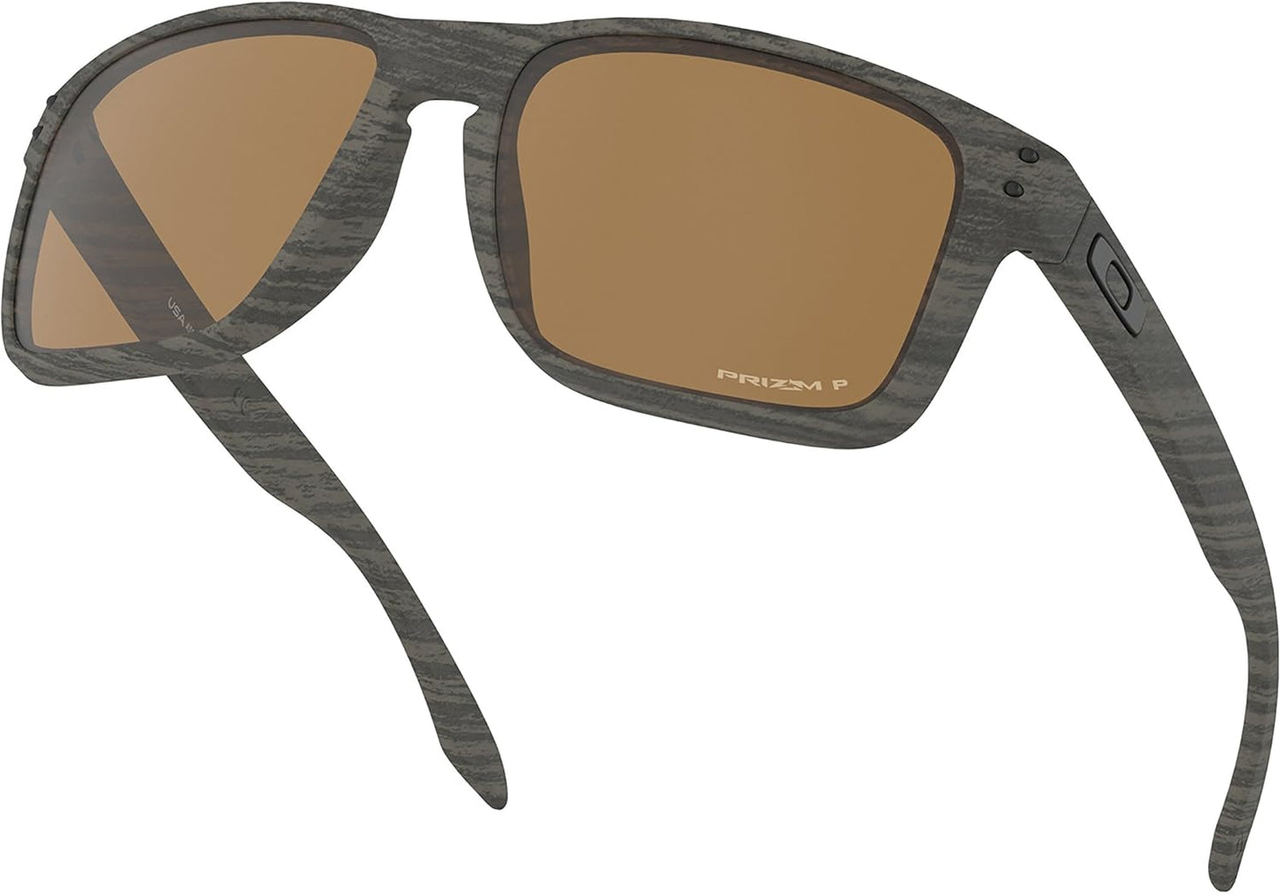 Oakley Holbrook XL Sunglasses Woodgrain with Prizm Tungsten Polarized Lens 59mm