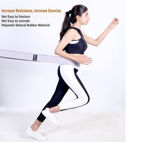 Premium Performance 76" Extended-Length High-Resistance Bands for Ultimate Strength, Mobility, and Plyometric Workouts (Black Long Belt)