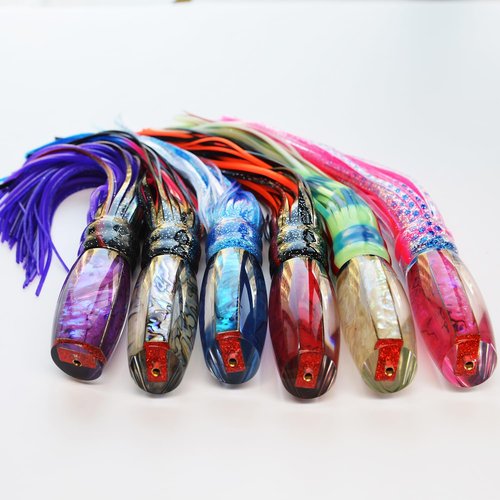 Deep Sea Fishing Trolling Lure for Marlin Tuna Mahi Wahoo Sailfish Saltwater Hard Lures Big Game Resin Lure for Trolling Fishing