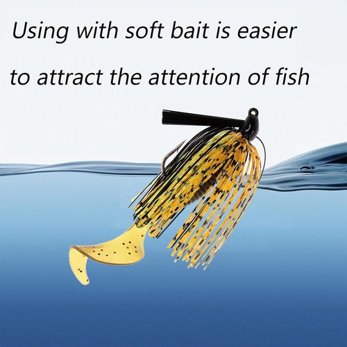 LURESMEOW Bass Jigs Fishing Jigs Swim Jigs for Bass Fishing Swim Jig Football Jigs Silicone Skirts Weedless Jig Head for Freshwater Saltwater,5pcs/Box
