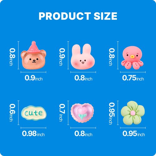 Bluwing 20 Pcs 3D Stickers for Stanley Cups, Water Bottles and Tumblers, Stickers for Girls and Adults,Waterproof Stickers for Hydroflask, YETI(Style 1