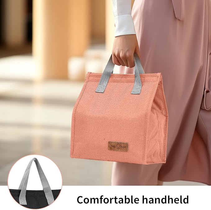 Lunch Bag Insulated, Lunch Box Bag, Reusable Lunch Tote Bag, Lunch Box Container Bag Insulated for Women, Men, Work, Office, Travel - Blue