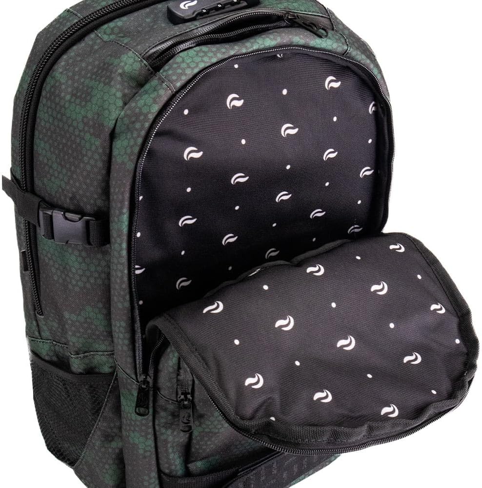 Skunk Nomad Skaters Backpack - Smell Proof - Weather Resistant- With Combination Lock
