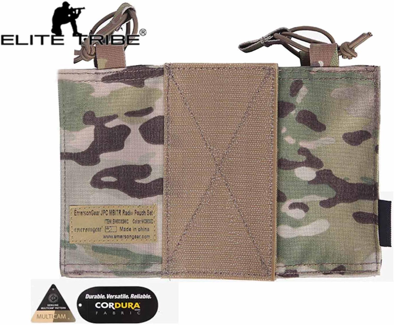 MOLLE JPC MBITR Radio Pouch Set Utility Military Double Sub Bag