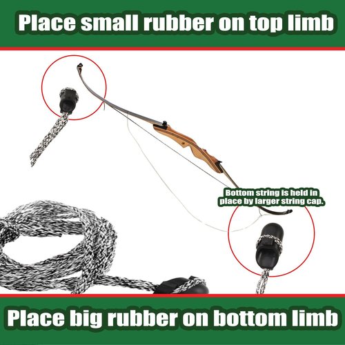 KESHES Archery Recurve Bow Stringer Tool - Limbsaver String Tool for Recurve, Traditional, and Long Bows - Ideal for Archery Target Practice, Hunting, and Bow Accessories - Durable & Easy-to-Use