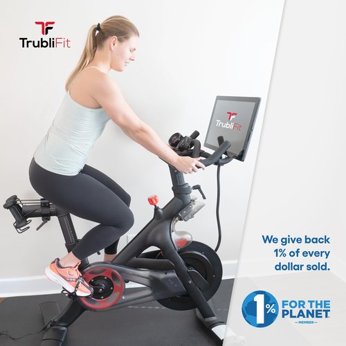 Dual Bike Fans with Phone Tray for Peloton Bike - All-Metal Phone Holder - No Batteries Required - Accessories for Peloton Bike