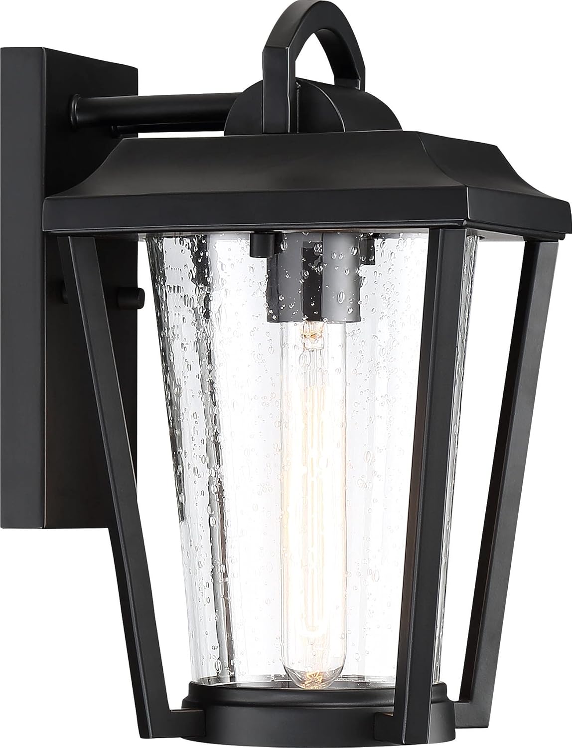 Nuvo 60/6514 Lakeview Lighting Fixture, 1Lt Hanging, Aged Bronze Finish with Clear Seed Glass