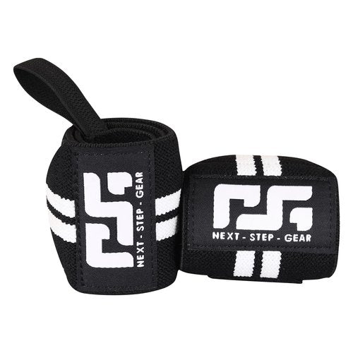 Premium Wrist Wraps – Adjustable, Durable Support for Weightlifting & Fitness. Enhance Stability & Comfort with Flexible, Design (Black, STD)