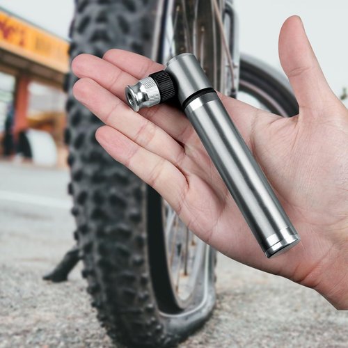 Bestookits 160psi Mini Bicycle Pump High-Pressure Small Portable 7-Shaped Pump Mountain Bike Road Bike