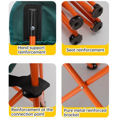Utypee Portable Camping Chair - Small Camping Chair, Backpacking Chair - Lightweight Folding Chair for Camping - Compact Camp Chair, Hiking Chair, Compact Chair,Fishing Chair ﻿