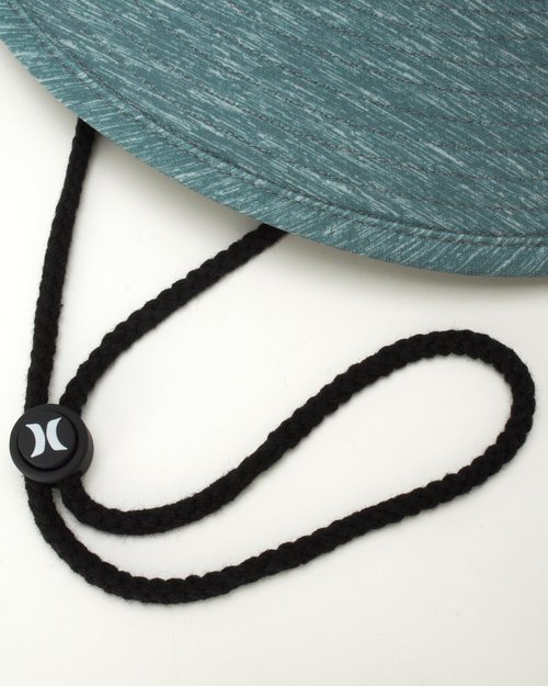 Hurley Mens' Hats - UPF 50+ Phantom Getaway Boonie Sun Hat with Chin Strap Cord, Size Large-X-Large, Grey