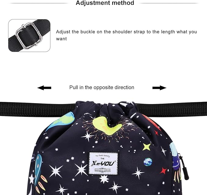 XEYOU Drawstring Sports Backpack Lightweight Gym Yoga Sackpack Shoulder Rucksack Casual Outdoor Daypack for Women and Men