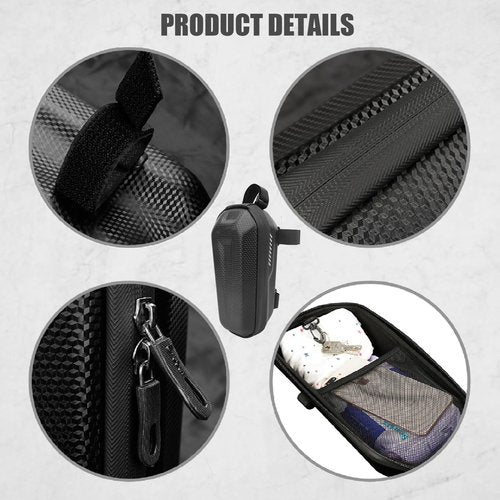 Fuerdich Bike Top Tube Bag, EVA Hard Shell Layered Waterproof Bicycle Cycling Front Tube Bag, Bag Cycling Accessories Pouch