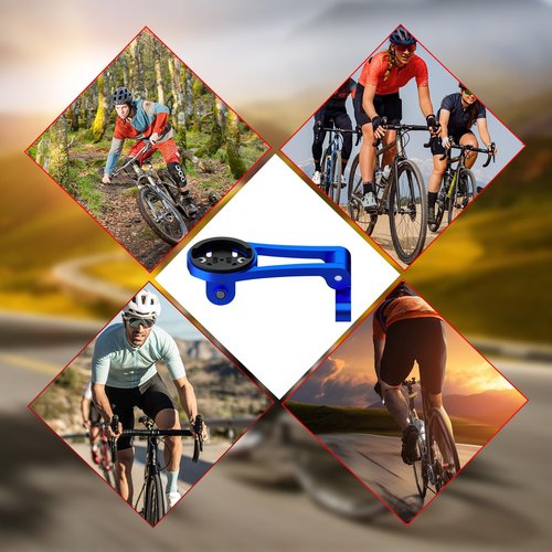 BIKOOCO Out Front Adjustable Bicycle Mount - Bike for Garmin Extended Mountain Bike Computer Road Mountain Cycling GPS Combo Extended Bike Accessories for 32mm Handlebar