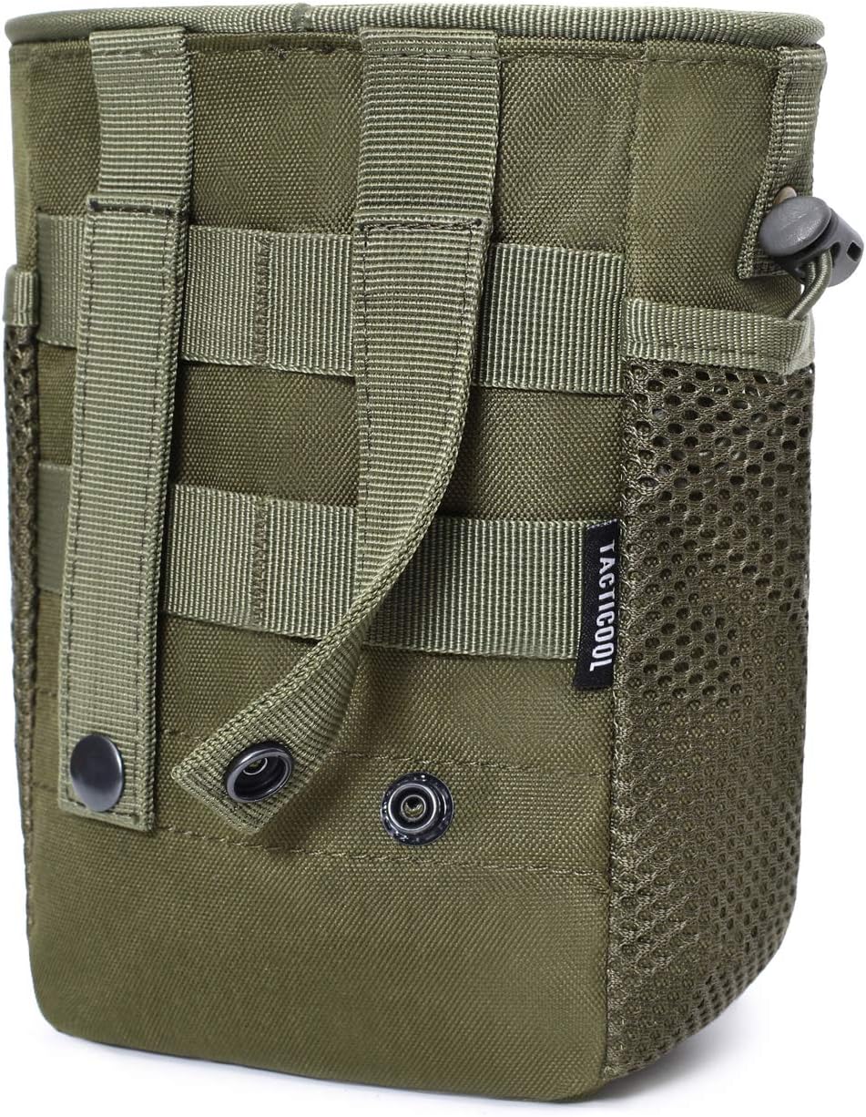 Tactical Molle Dump Pouch Drawstring Magazine Dump Bag Military Utility Belt Ammo Pouch