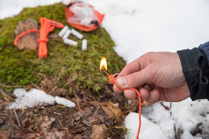 S.O.L. Survive Outdoors Longer Survival Fire Lite Kit & Dry Bag - (Pack of 2)