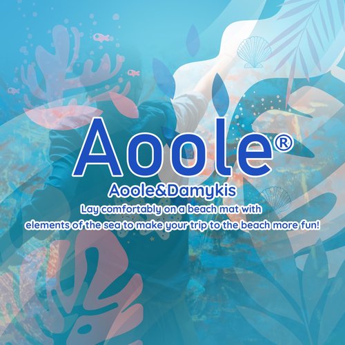 aoole Beach Blanket Sandproof, Extra Large Beach Mat 80"*118" for 1-8 Persons, Waterproof Outdoor Picnic Blankets, Lightweight Beach Essentials for Camping, Traveling, Hiking (Dark Blue, 80"*118")