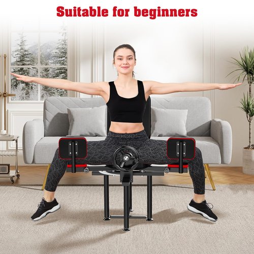 Leg - Stretcher - Machine, Split - Stretching Machine for Flexibility, 300lbs Hip Spreader for Beginner Tight HIPS, Heavy Duty Splits Training Equipment of Home Dancing Room Gym