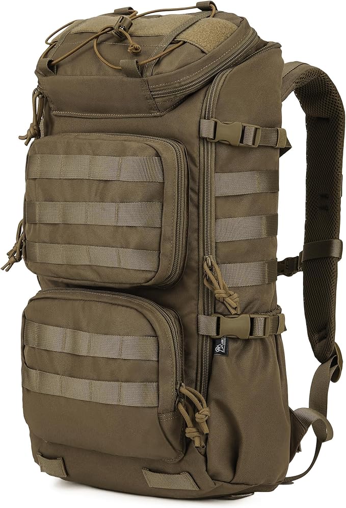 Mardingtop Tactical Backpacks Molle Hiking daypacks for Motorcycle Camping Hiking Military Traveling,25L Backpack