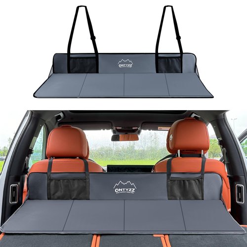 ONTYZZ Car Rear Seat Mattress Extension Plate for Air Mattress Foldable Portable Mattress for Sleeping Increase Vehicles Bed Camping Space for Model3/Y/S