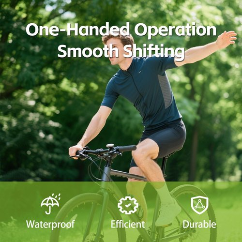 Tailcle Bike Parts Shifter 3x7 Speed Twist Bicycle Shifter, 3 Speed Grip Shifter and 7 Speed Shifter Bike Gear Shifter for Tricycle Hybrid Mountain Hybrid Kids Bike Cruiser