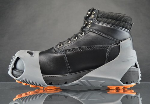 Low-Pro Ice Cleat, Heavy-Duty Industrial Grade Traction Aid for Walking on Snow and Ice (1 Pair)