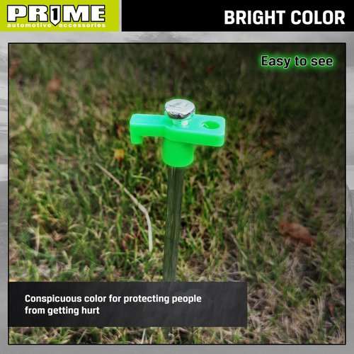 PR1ME Tent Stakes 12 Pack, Galvanized Non-Rust Family Pop Up Household Tent Pegs, Heavy Duty Yard Stakes, for backyards, Canopy, and Outdoor Decorations