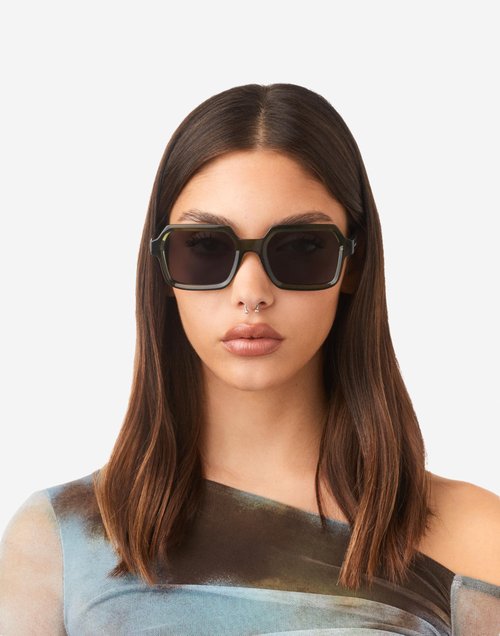 Hawkers · Sunglasses MINIMAL MAX for men and women (GREEN DARK)