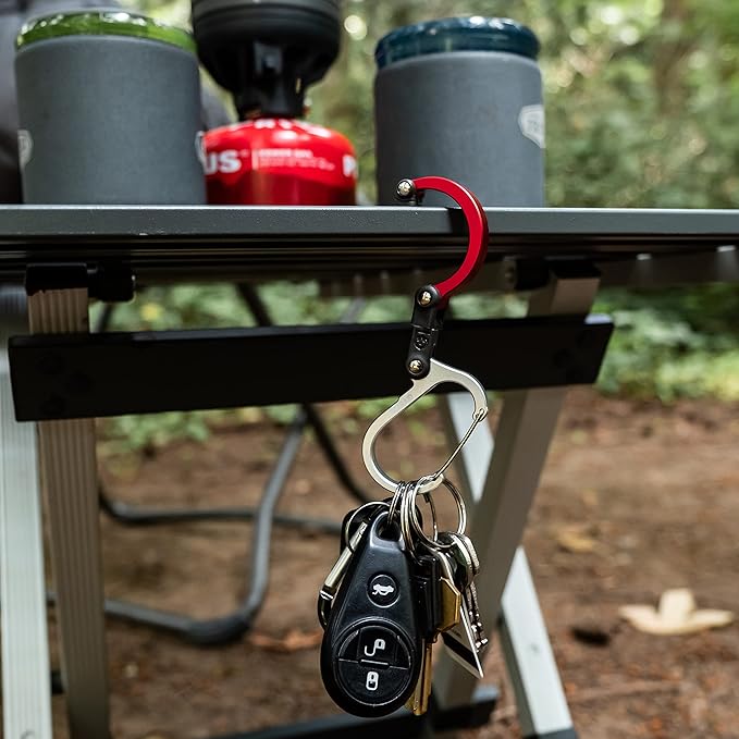 GEAR AID HEROCLIP Carabiner Gear Clip and Hook (Mini) for Travel