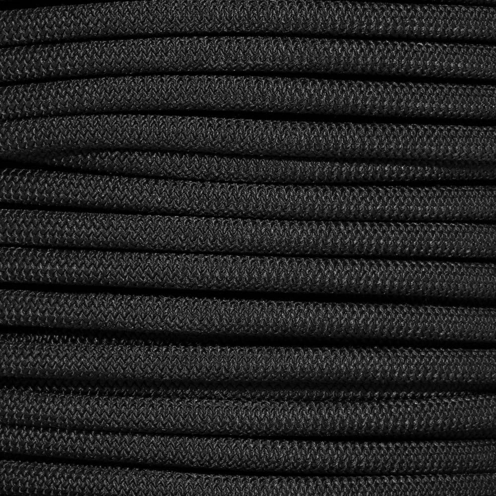 Paracord Planet Black Diamond Weave Shock Cord - Available in 1/8, 3/16, 1/4, 3/8, 1/2, and 3/4-inch Diameters - Various Lengths