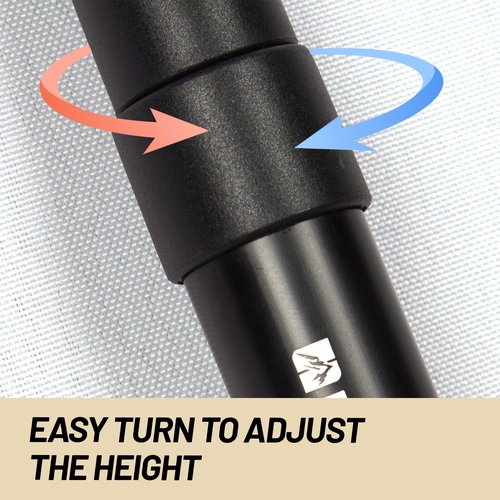 喜马拉雅 Camping Folding Lamp Pole, Lightweight Collapsible Aluminum Lantern Stand, Outdoor Portable Lamp Post Hanging Light Holder Stick for Picnic Hiking Fishing BBQ (Tripod Stand)