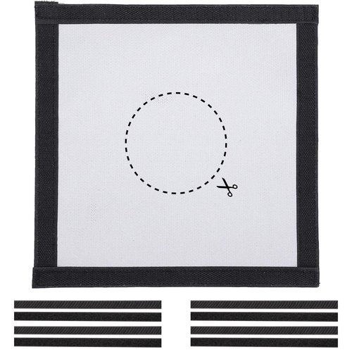 SoloWilder Stove Jack Kit for Tent Highly Flame-Retardant DIY Stove Jack for Hot Tent 9.4" x 9.4"