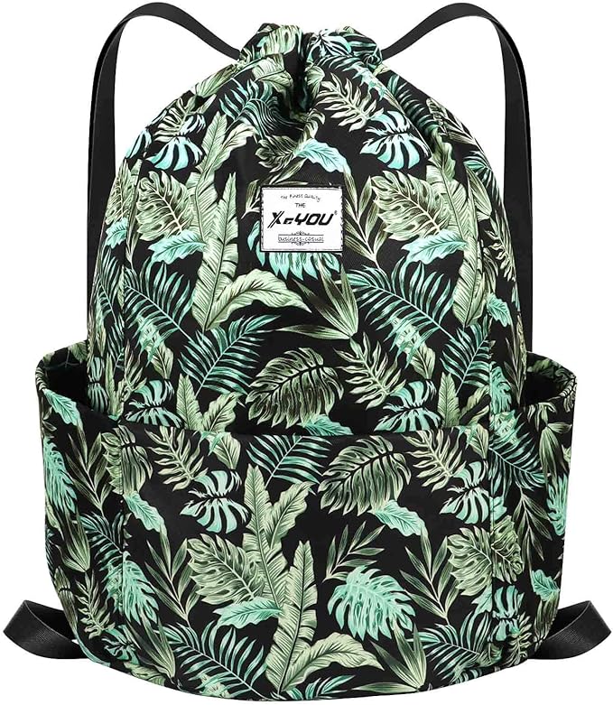 XEYOU Drawstring Sports Backpack Lightweight Gym Yoga Sackpack Shoulder Rucksack Casual Outdoor Daypack for Women and Men