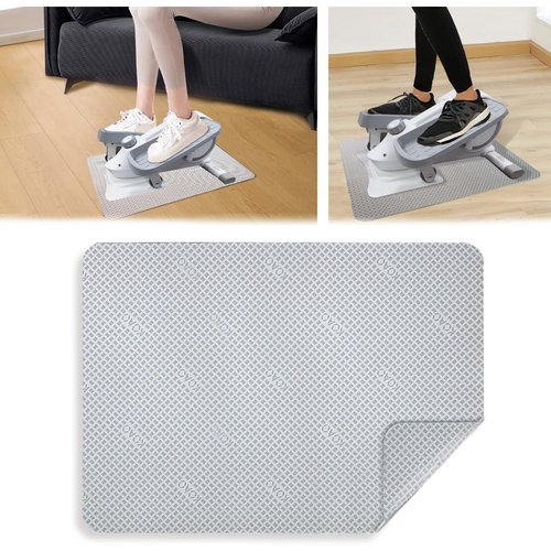 Double-Sided Non-Slip Mat for Elliptical Machines – Suitable for Under Desk Pedal Exercisers, Foot & Leg Machines, with Enhanced Stability & Floor Protection