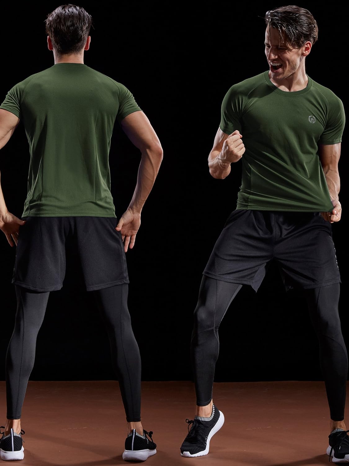 NELEUS Men's Dry Fit Mesh Athletic Shirts