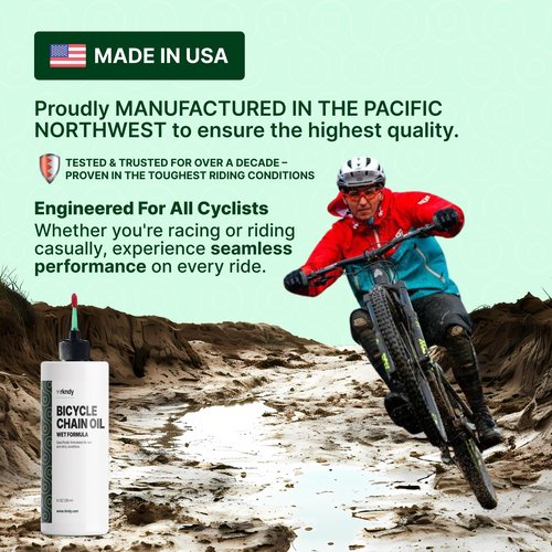 RKNDY Suspension & Chain Care Bundle – Premium Fork Lube and All-Weather Chain Oil for Peak Bike Performance