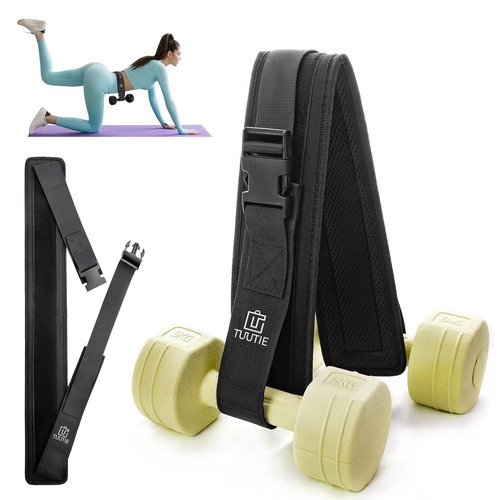 TUUTIE Hip Thrust Machine Hip Thrust Belt - Adjustable Ergonomic Design for Glute Activation, Safe Weight Distribution for Hip Thrust and Versatile Exercise Adaptability