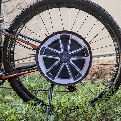 Thinvik Durable Bike Disc Brake Cover for Universal Bikes, Washable Neoprene Protective Covers for Bicycle Disc Brakes 2 Sets, Diameter: 32.5cm/12.79inch