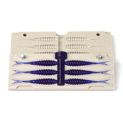 Soft Plastiс Mold Lure Making Injection Molds Fishing Lures Crappie Fluke 2.5''