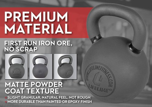 Lifeline Strength Training Kettlebell Weight for Home Gym