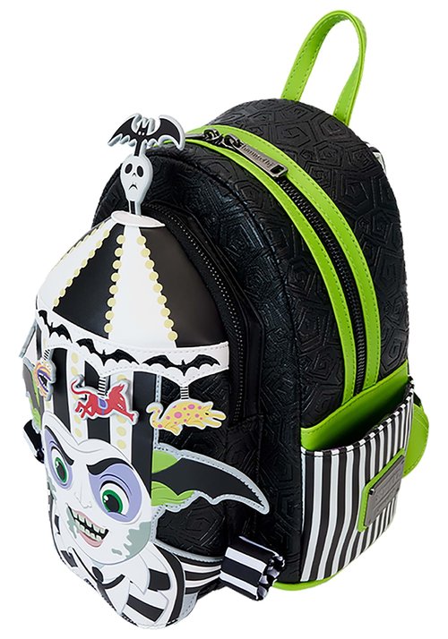 Loungefly Beetlejuice Carousel Glow in The Dark Cosplay MINI Backpack